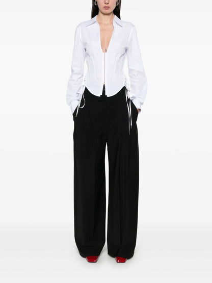 Corset Poplin Shirt