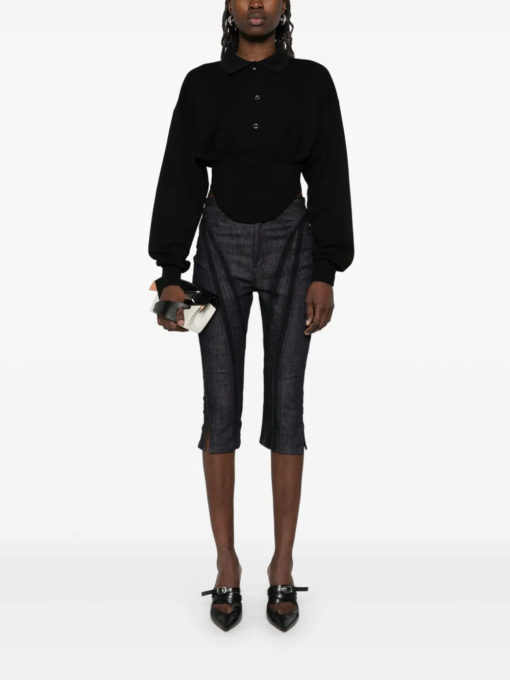 Corseted Polo Shirt