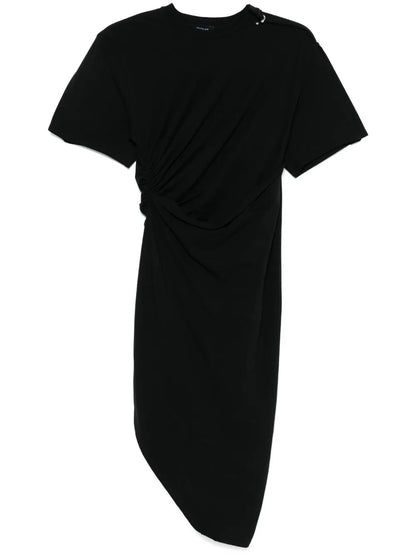 Piercing-Detail Midi Dress