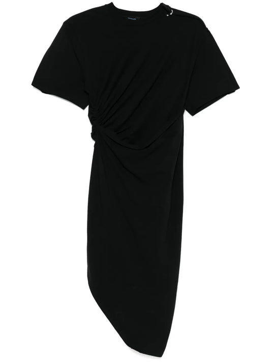 Piercing-Detail Midi Dress