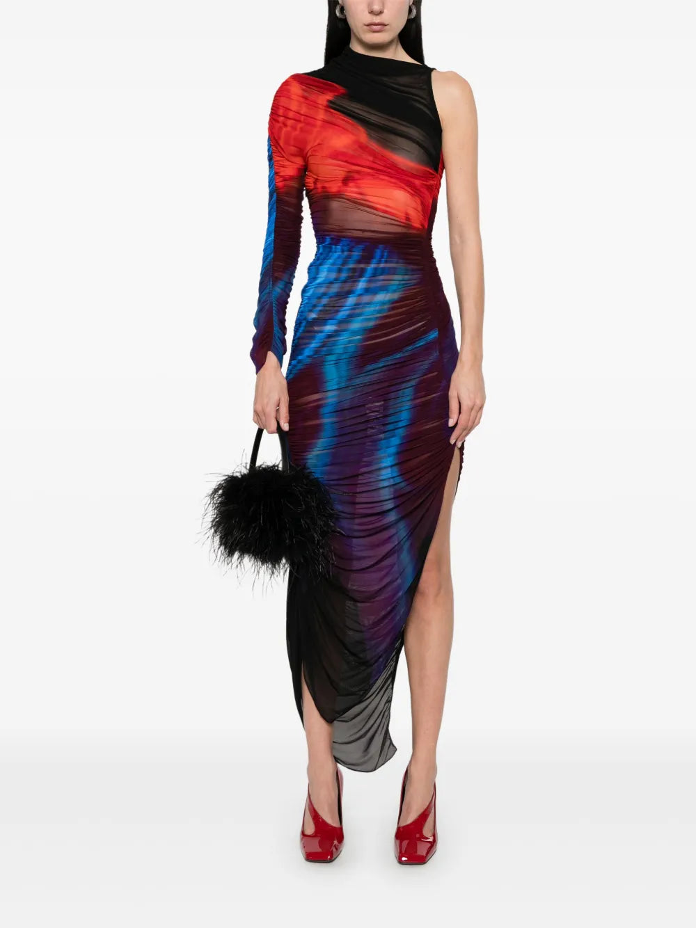Asymmetrical Pierced Dress