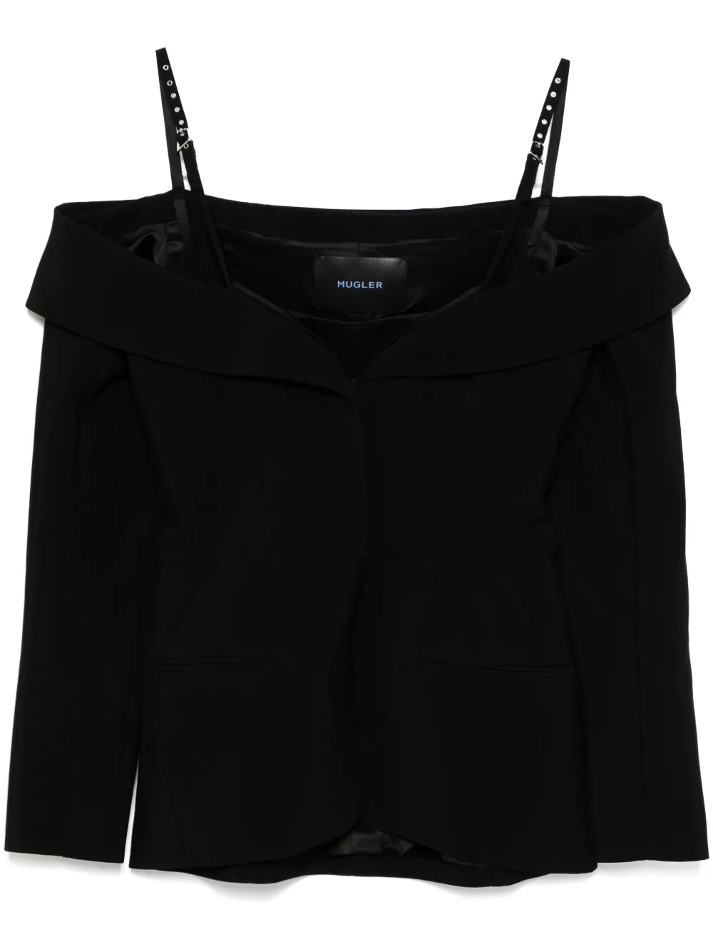 Sculptural Off-Shoulder Jacket
