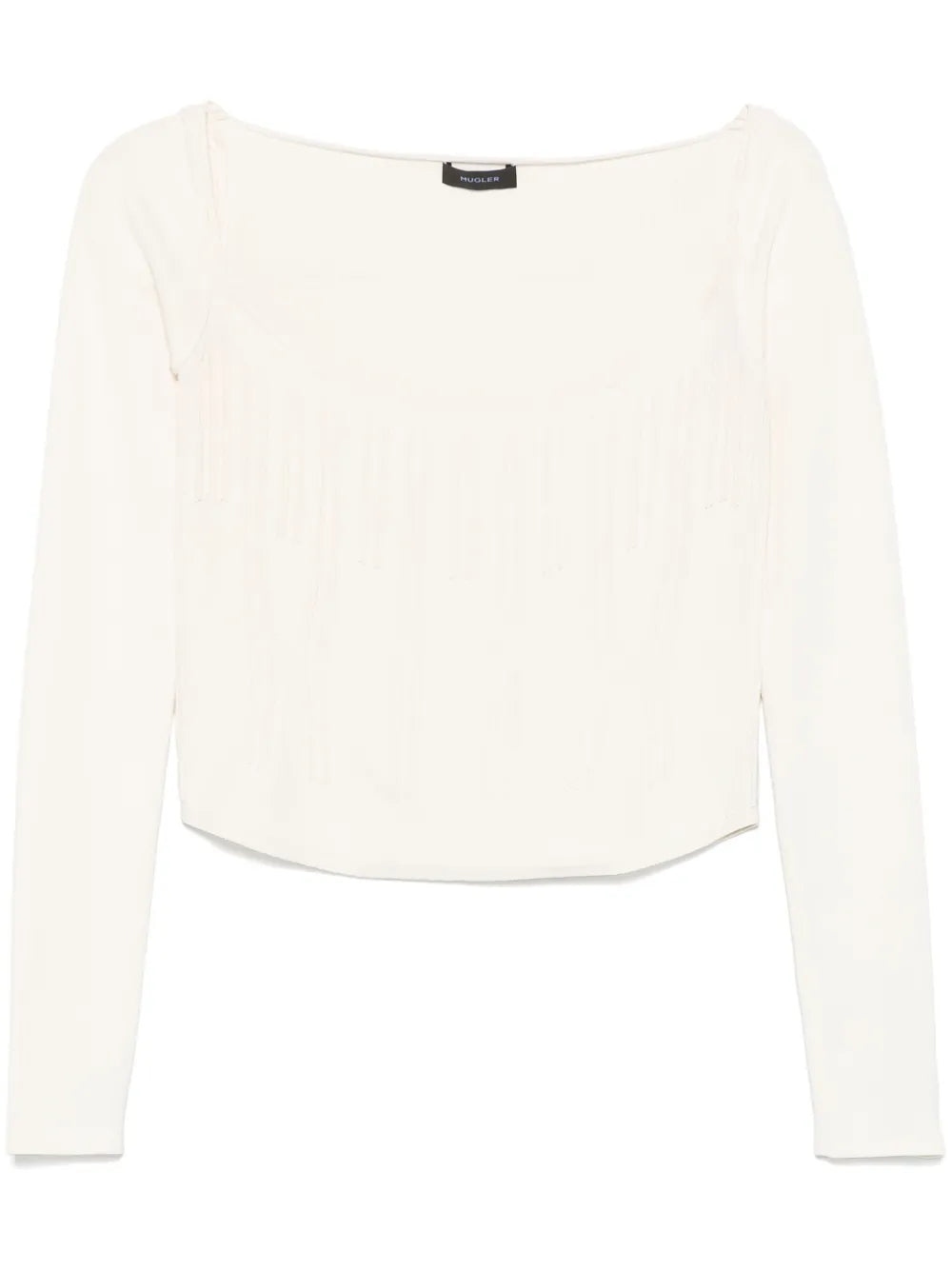 Boning-Detail Sweater