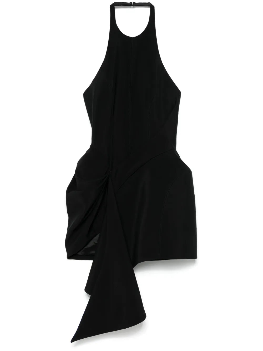 Asymmetric Tailoring Mini Dress