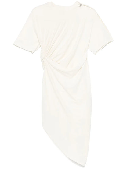 Piercing-Detail Midi Dress