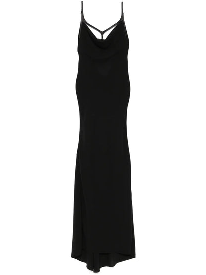 Harness Crepe Gown