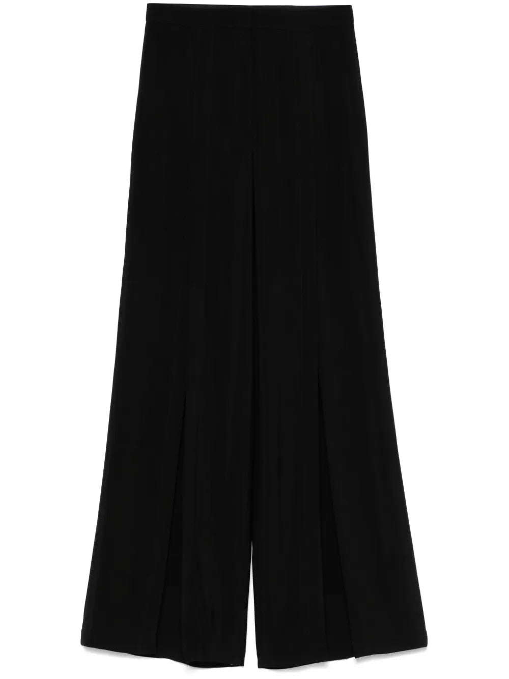 Buckled Wide-Leg Trousers