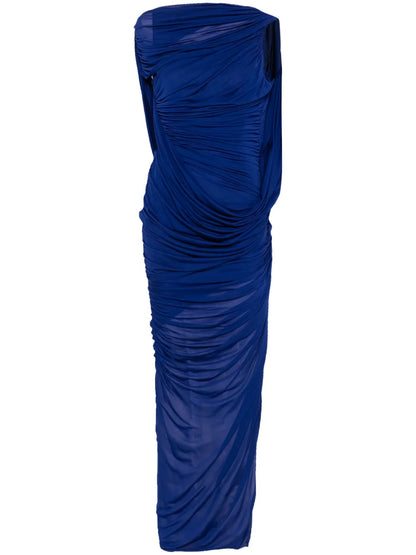 Draped Backless Gown