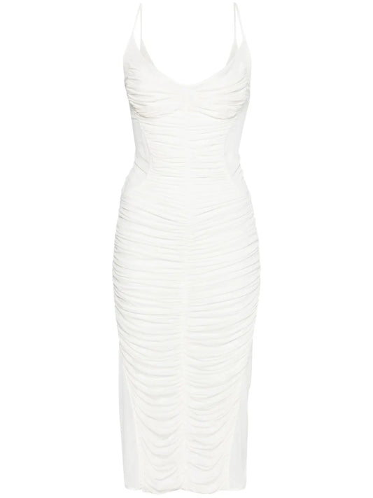 Ruched Midi Dress