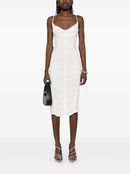 Ruched Midi Dress