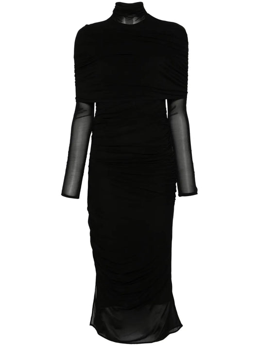 Ruched Midi Dress