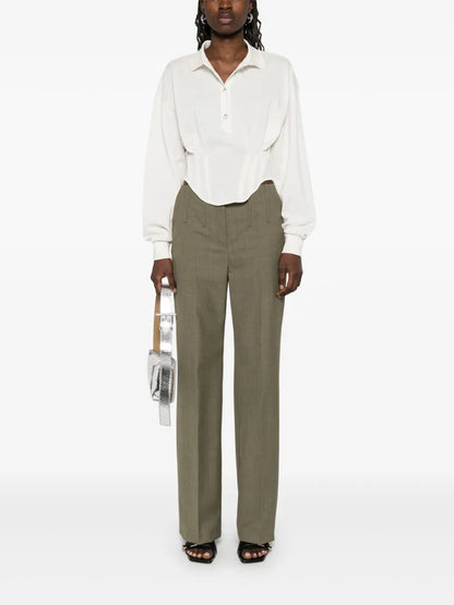 Corseted Polo Shirt