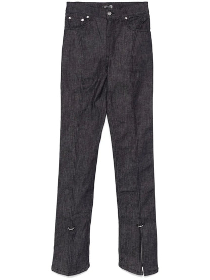 Piercing-Detail Jeans