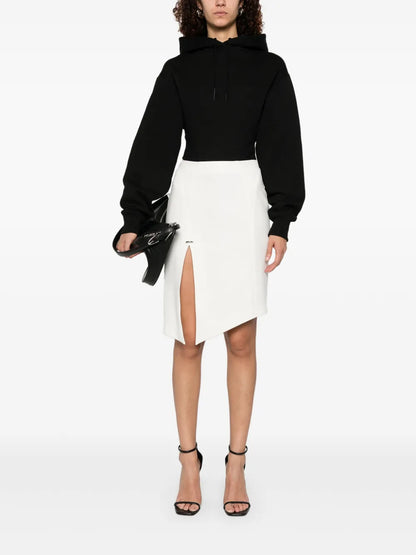 Pierced Midi Skirt