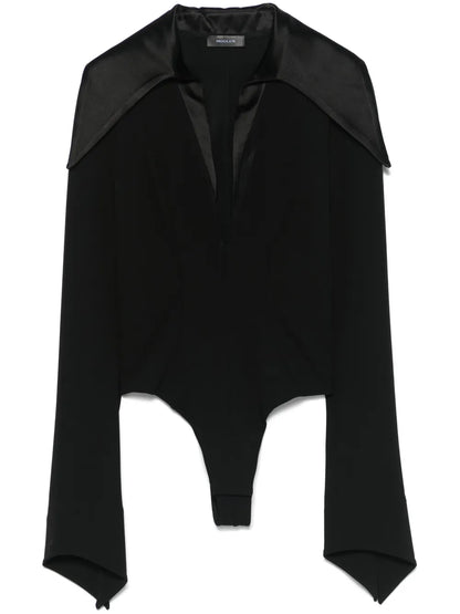 Spiky-Collar Bodysuit