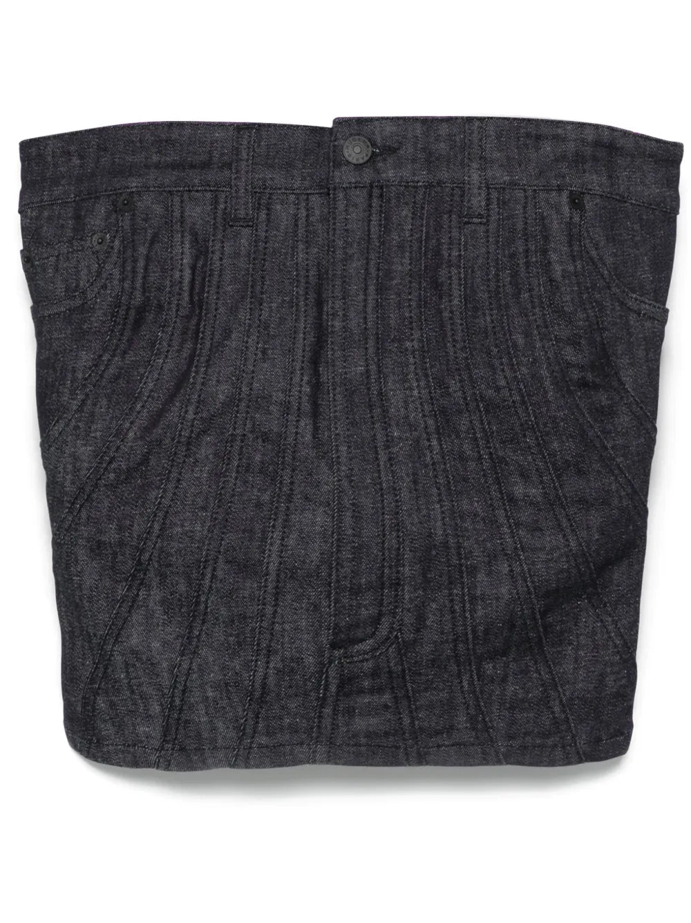 Denim Bustier Top