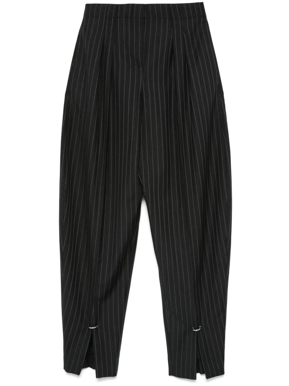 Pinstripe Pierced Trousers