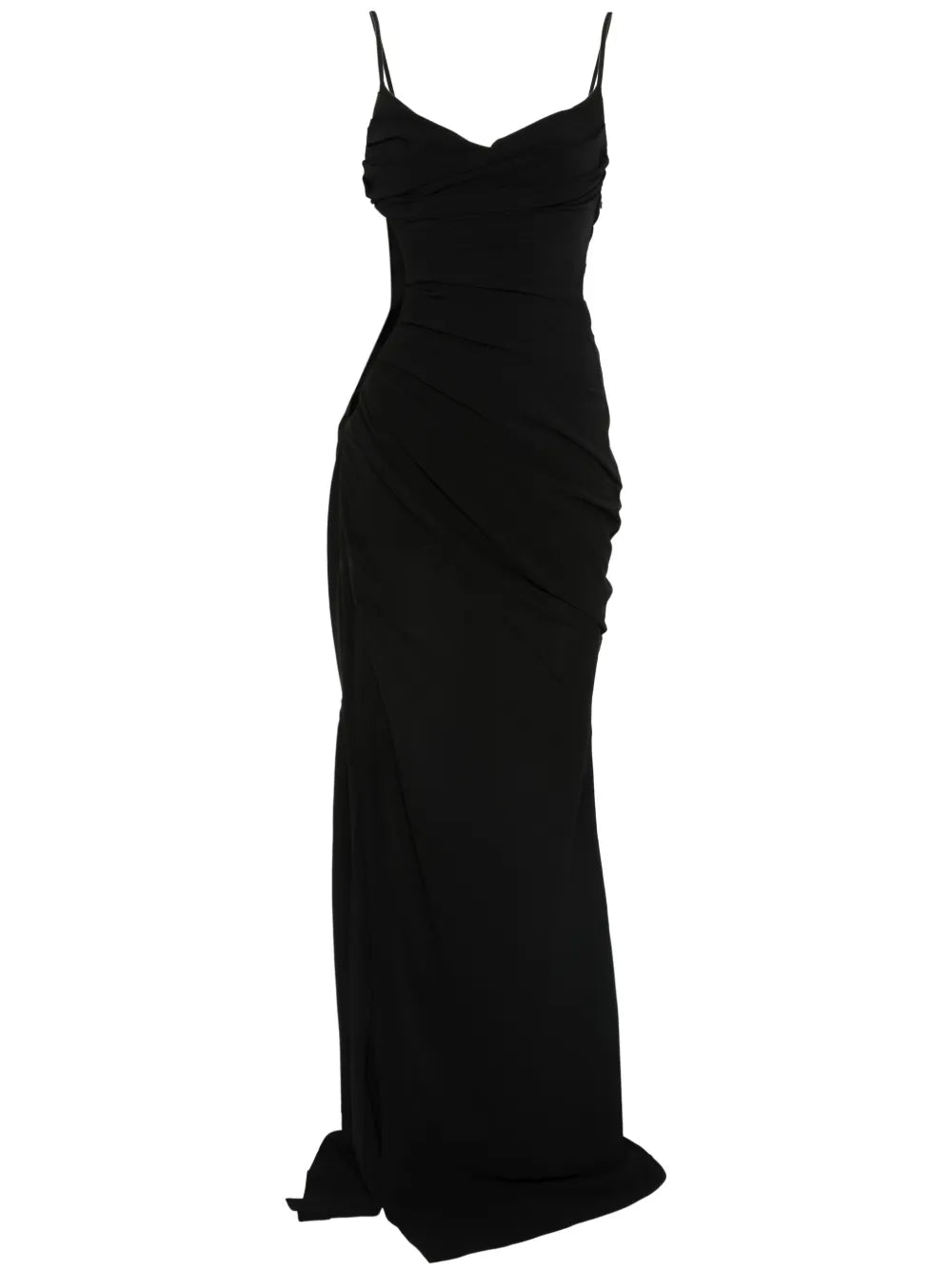 Illusion Cut-Out Gown