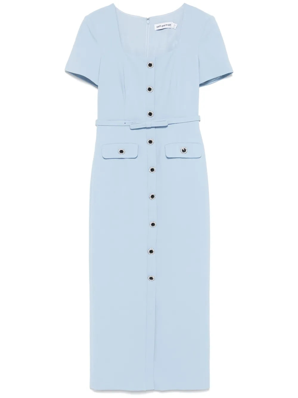 Crepe Midi Dress