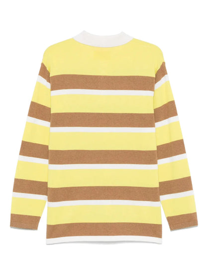 Striped Rugby Polo Shirt