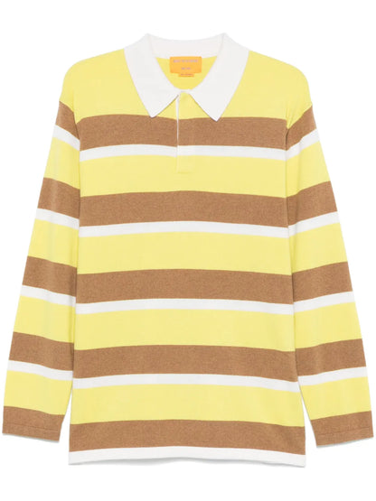 Striped Rugby Polo Shirt