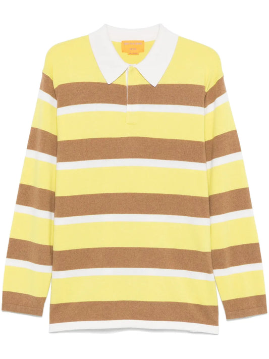Striped Rugby Polo Shirt