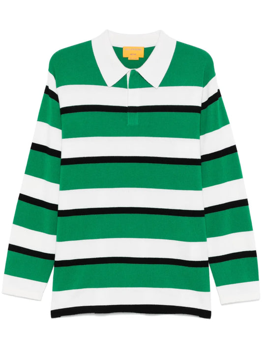 Striped Rugby Polo Shirt