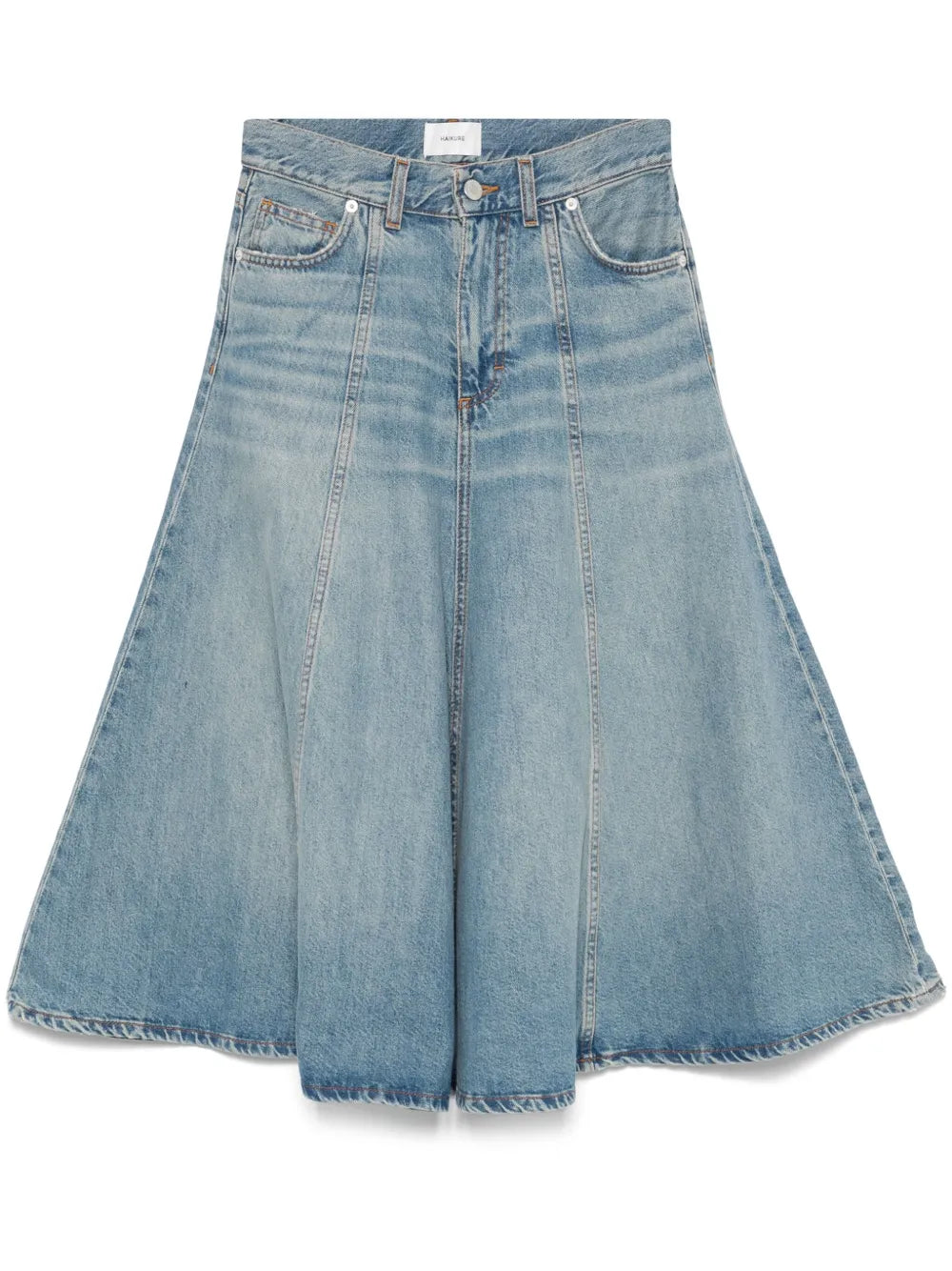 Flared Midi Skirt