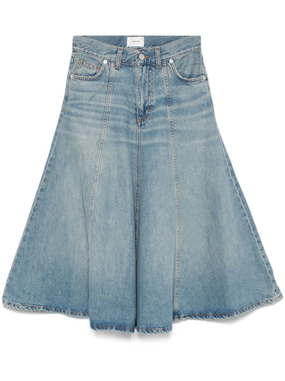 Flared Midi Skirt