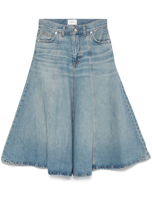 Flared Midi Skirt