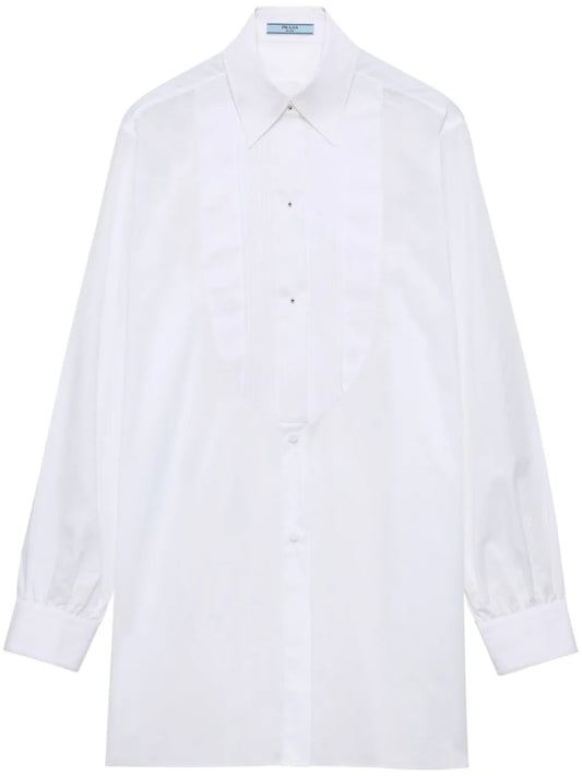 Pleated Batiste Shirt