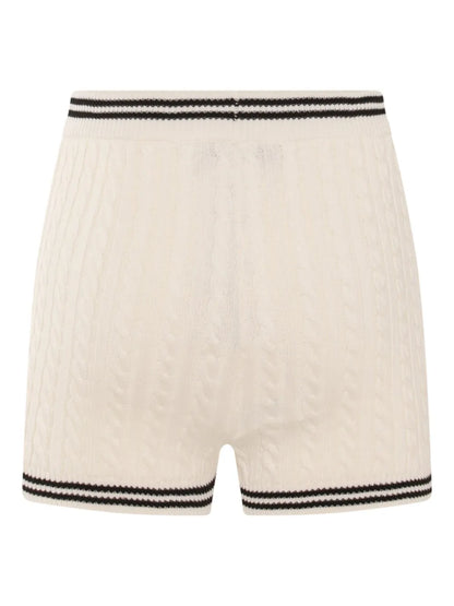 Cable-Knit Shorts