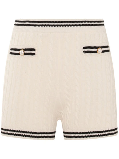 Cable-Knit Shorts