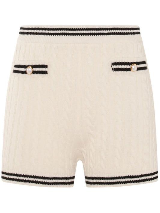 Cable-Knit Shorts