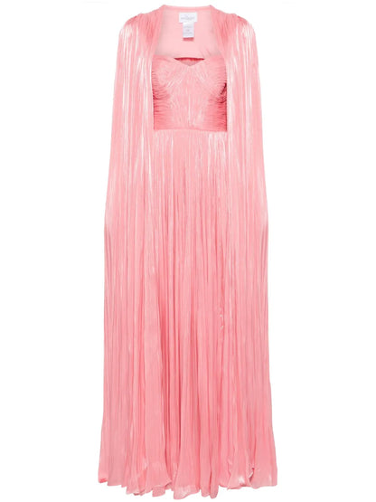 Plissé Maxi Dress