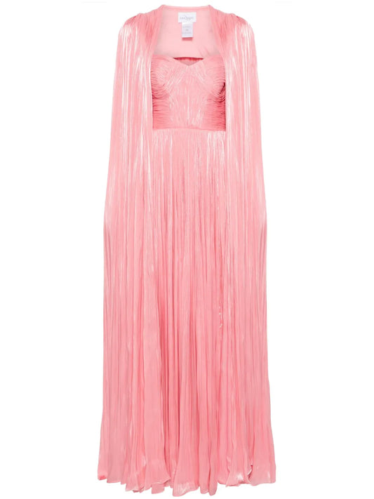 Plissé Maxi Dress