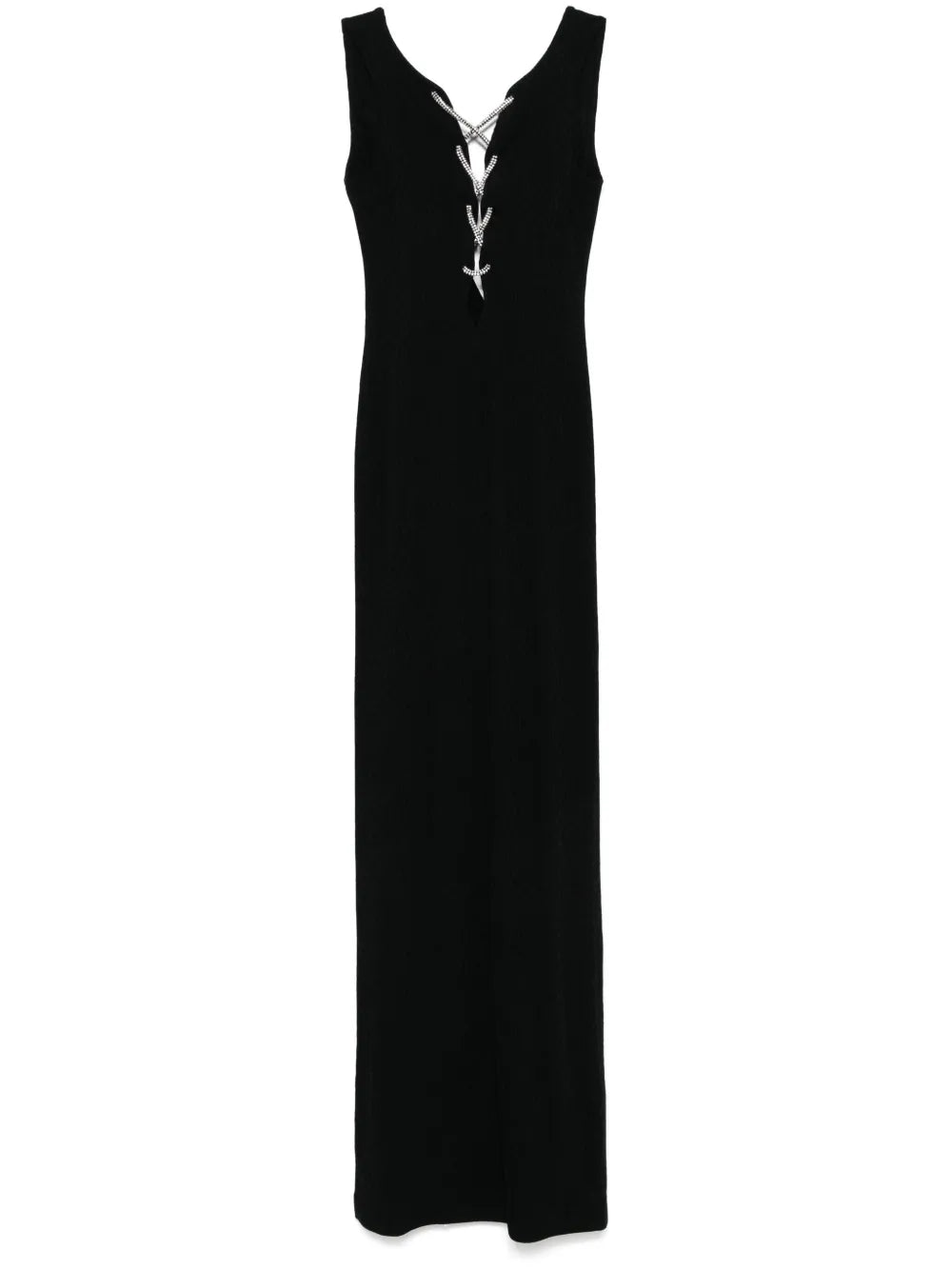 Lace-Up Gown