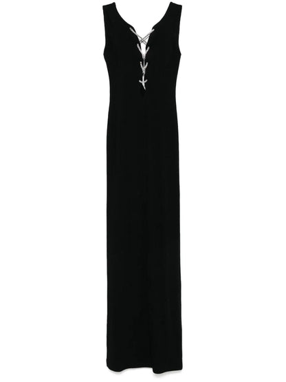 Lace-Up Gown