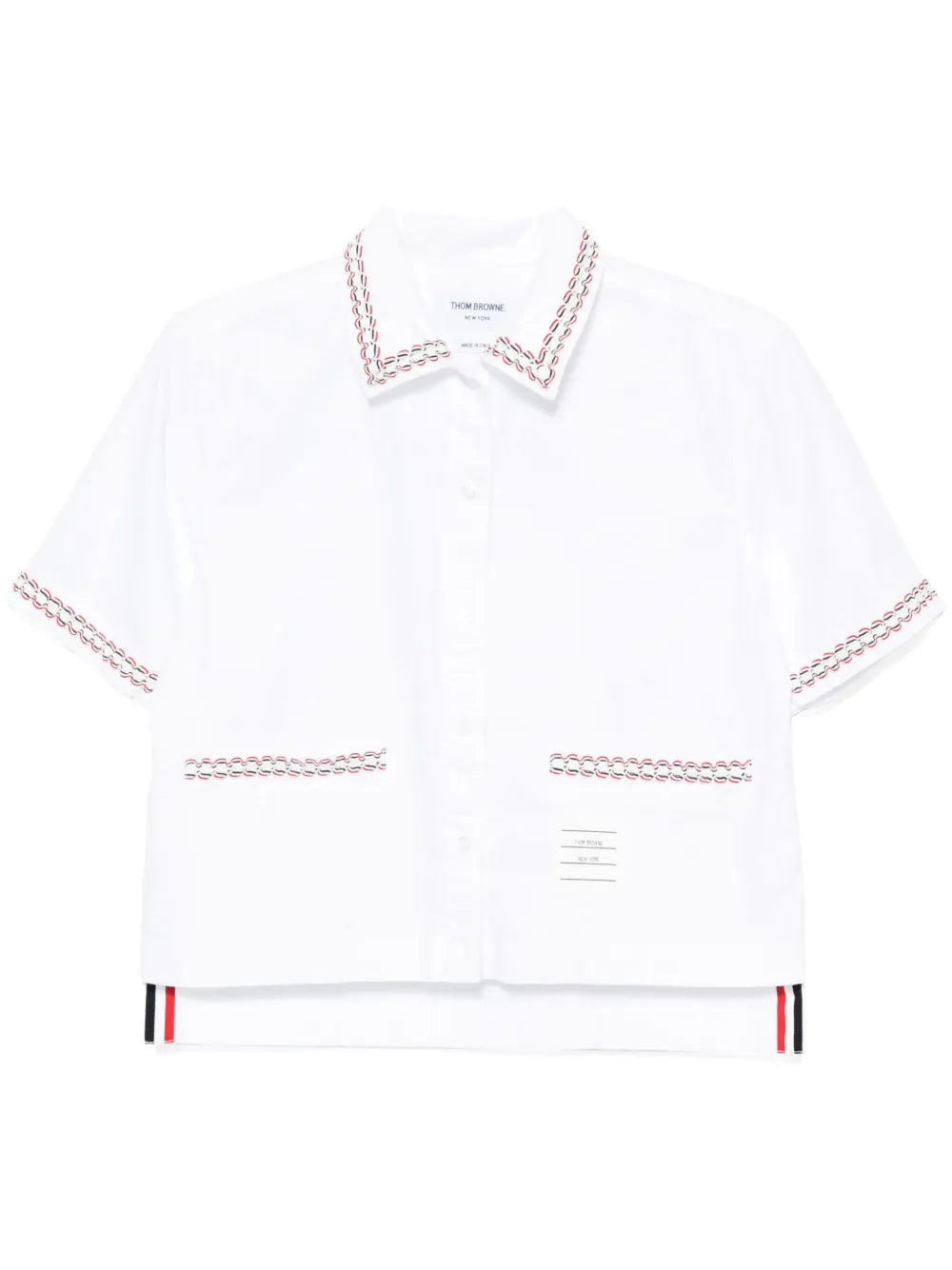 Drop-Back Cropped Shirt