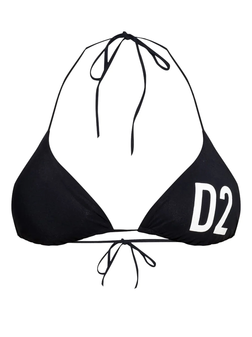 Maxi-Logo Triangle Bikini Top