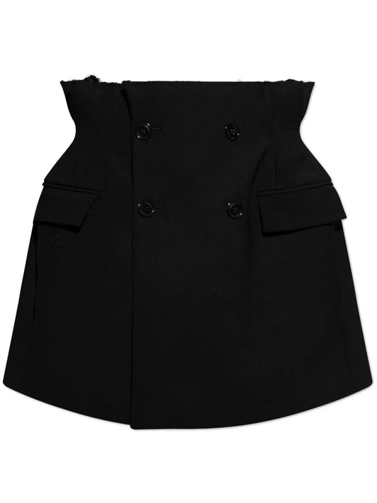 Raw-Cut Mini Skirt