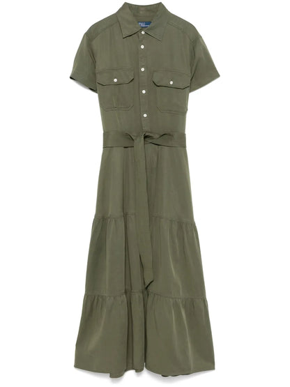 Tiered Midi Dress