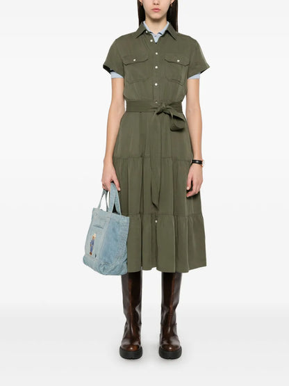Tiered Midi Dress