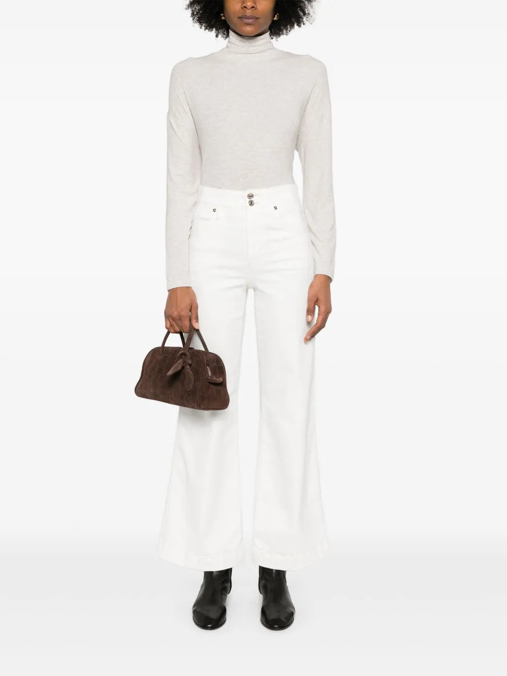 Roll-Neck Long-Sleeve Top