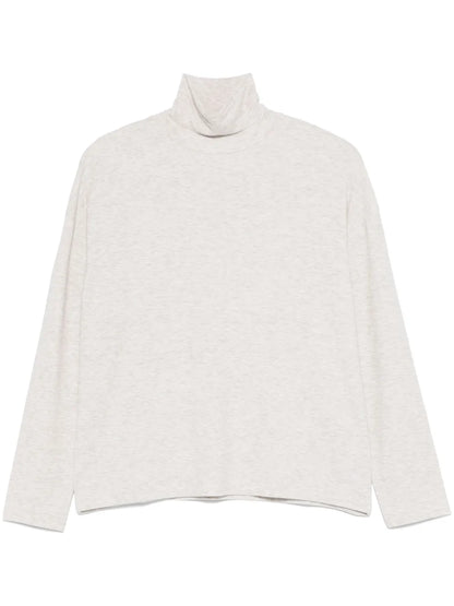 Roll-Neck Long-Sleeve Top
