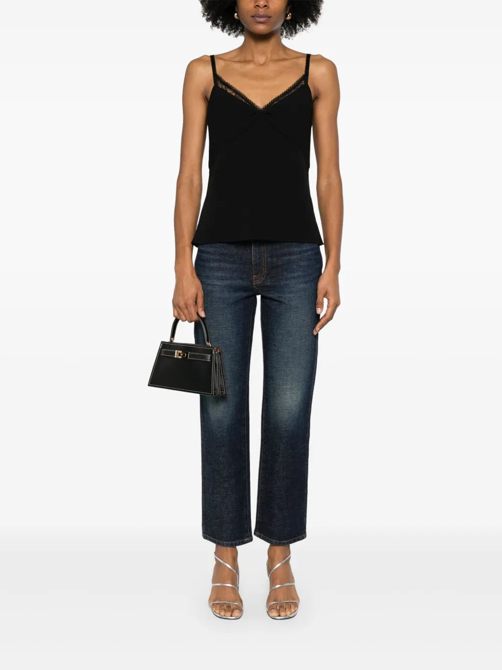 Lace-Trim Top