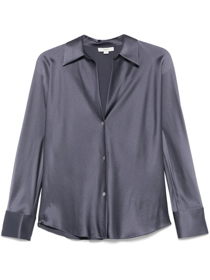 Silk Long-Sleeve Shirt