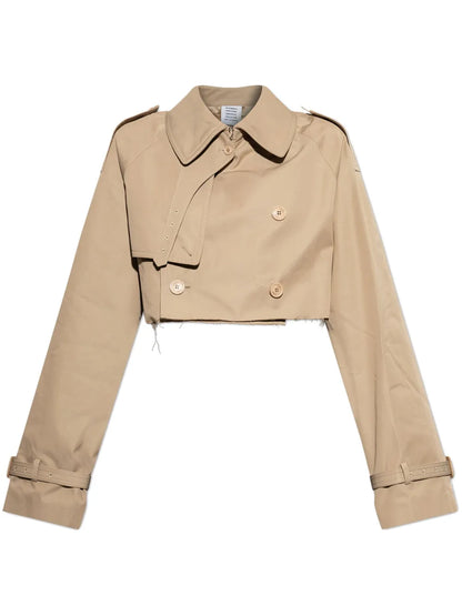 Cropped Trench Jacket