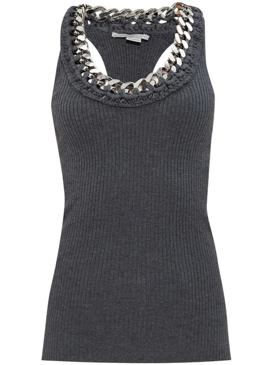 Chunky-Chain Tank Top