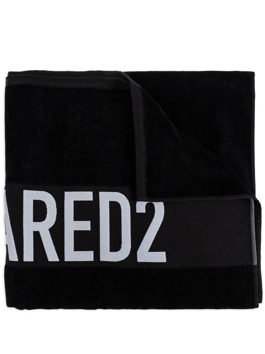 Logo-Intarsia Beach Towel